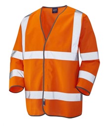 LEO WORKWEAR FORCHES ISO 20471 Cl 3 3/4 Sleeve Waistcoat